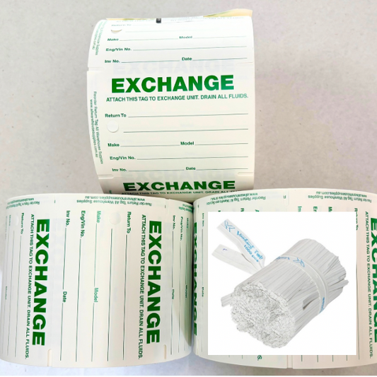 Exchange Tag x 2 & Twist Ties Bundle