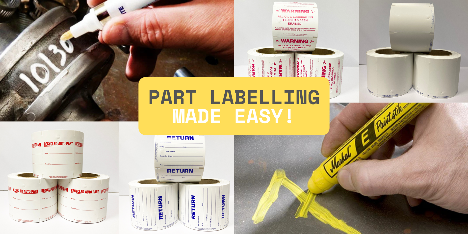 Part Labelling Made Easy – All Warehouse Supplies