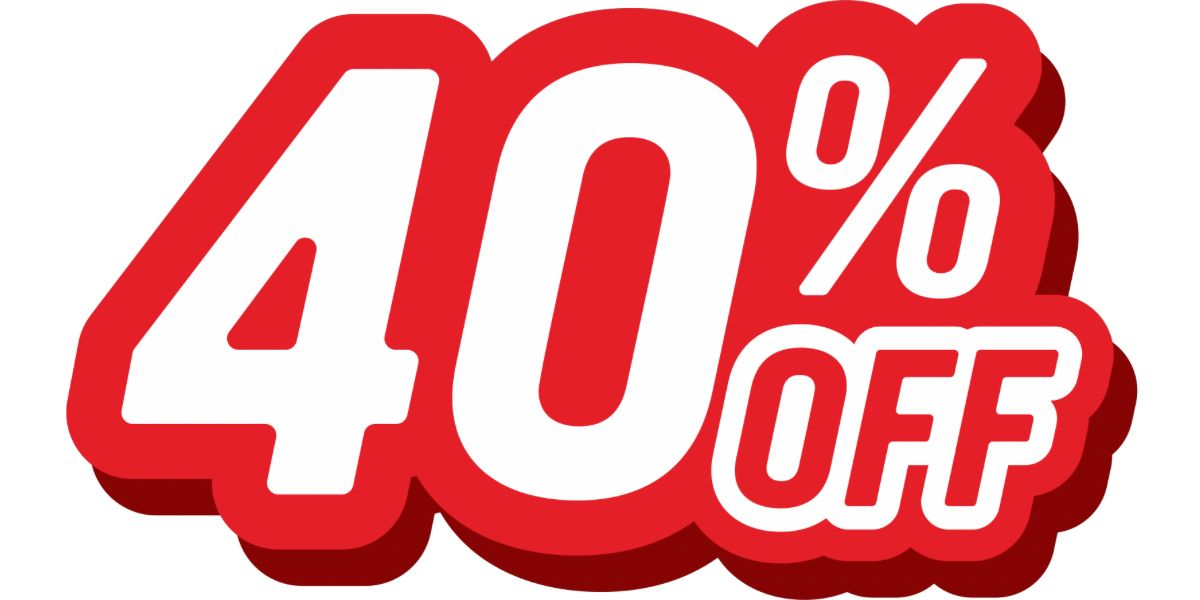 Clearance - 40% Off!