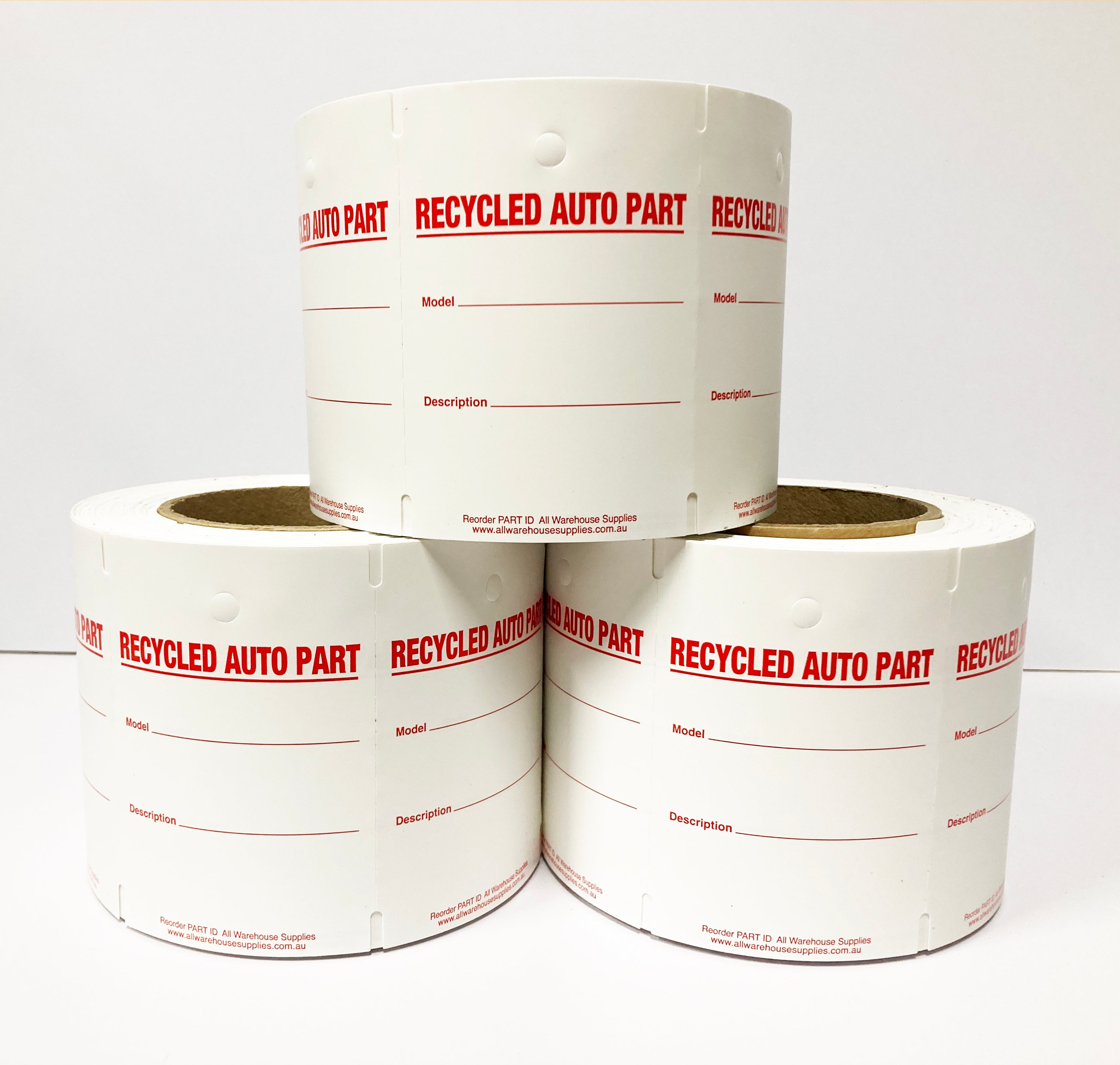 Development Part Tags Part ID Tag - 500 – All Warehouse Supplies